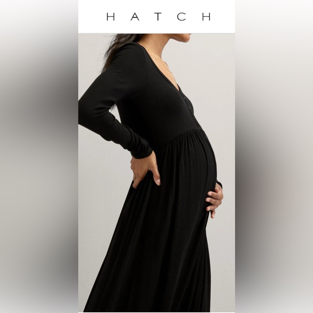 NWT HATCH The Softest Rib Nursing Dress size 0